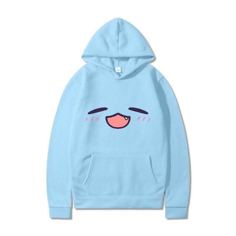 Tako Takodachi Face Hoodies Anime Hololive Hoodies Men's and Women's Sweatshirts