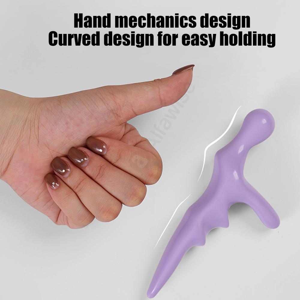 Foot Acupressure Massager Thumb Finger Press Trigger Point Relief Fatigue Manual Relax Whole Body Deep HandHeld Reflexology Tool