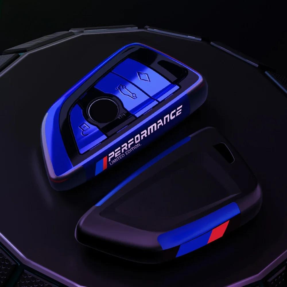 PC Plating Car Remote Key Case Cover Shell Fob for BMW X1 X3 X4 X5 X6 F15 F16 G30 G20 3 5 7 Series G01 G02 G05 G11 G32 F48 F39