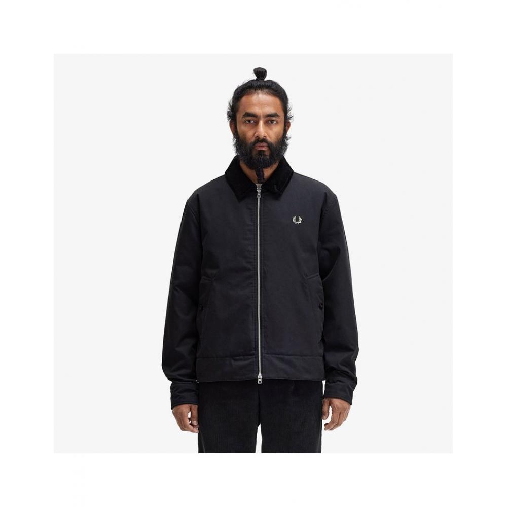 

Fred Perry Двусторонняя куртка Caban черная Afpm2438535 102 M