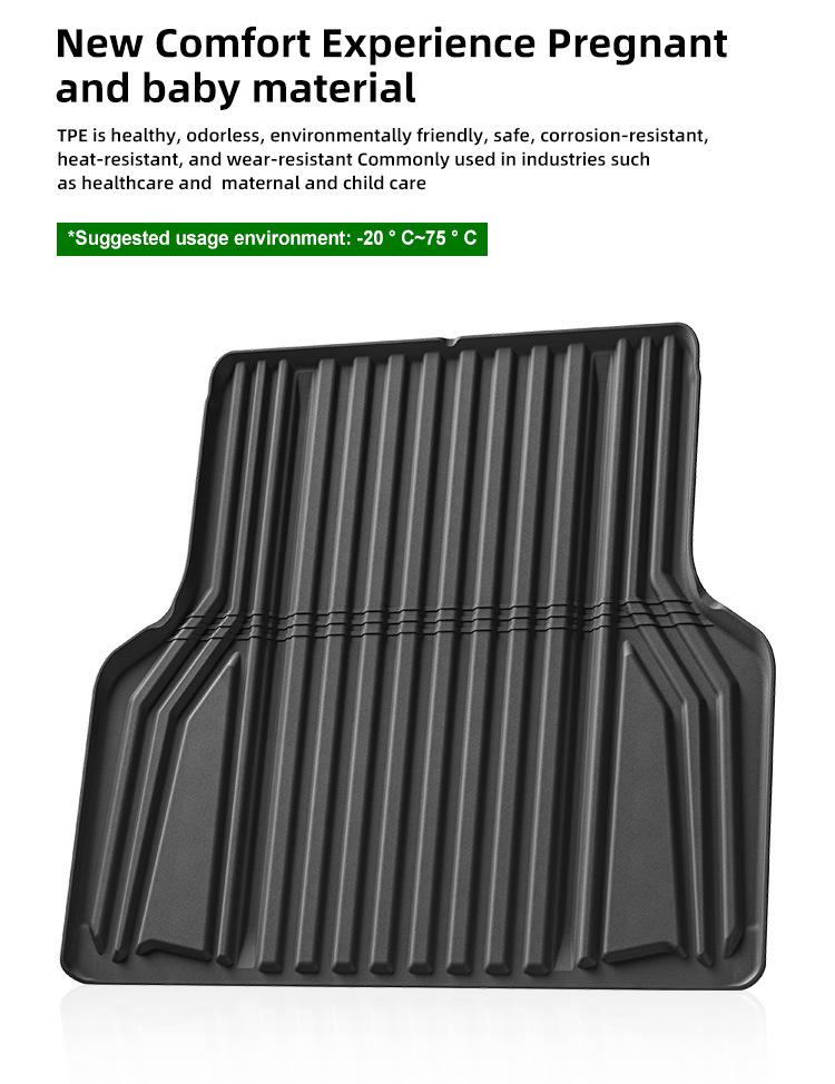 Isuzu D-MAX (2024-25) RHD Trunk Mat - Full TPE Rear Bed Mat