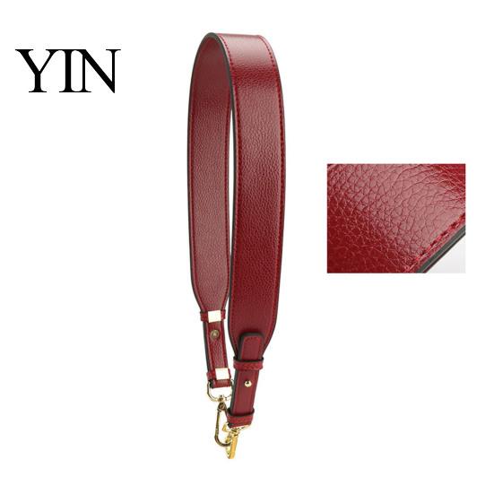 Adjustable Purse Strap Strap, Faux Leather Bag with Handbag Accessory Metal Clasps, Replacement for Tote Clutch Crossbody