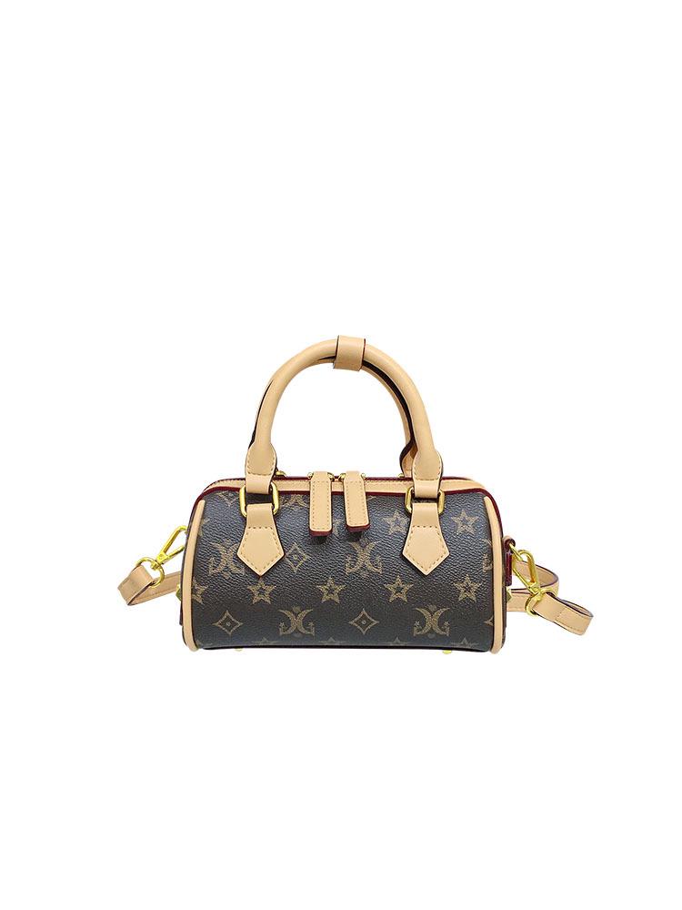 Vintage Kwiatowa Mini Torebka Crossbody Boston w Kształcie Poduszki - Nowy Damski Design High-End 2025