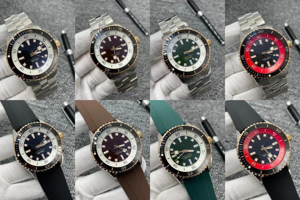 Bainilai BNL Super Ocean Ceramic Bezel Quartz Men's Watch with Calendar