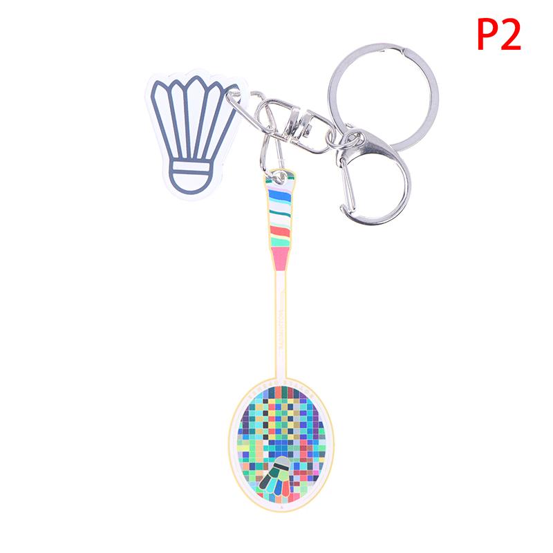 Badminton Schlüsselanhänger Cool Luxuriös Kunststoff Schlüsselanhänger Auto Schlüsselanhänger Schlüsselring Kette Anhänger Rucksack Dekoration Für Enthusiasten Geschenk