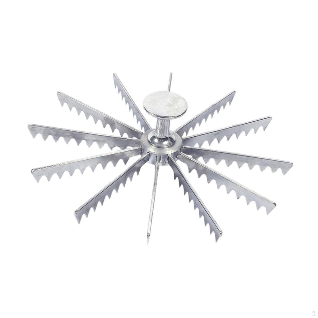 Pie Divider Easy to Use with Handles Cutter for Home Restaurant Domestic 5 Slices