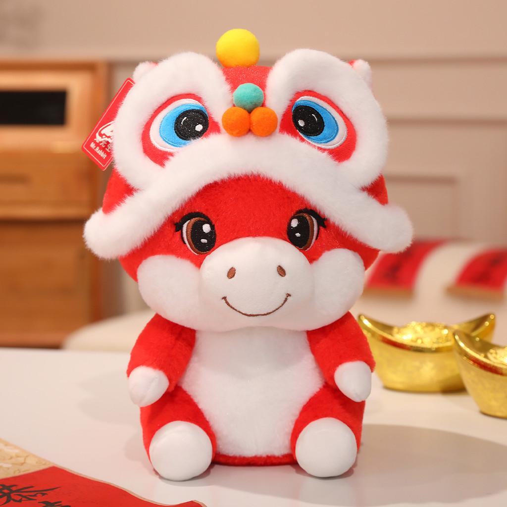 Animal Horse Plush Toy With Short Plush Material For Chinese New Year Gifts