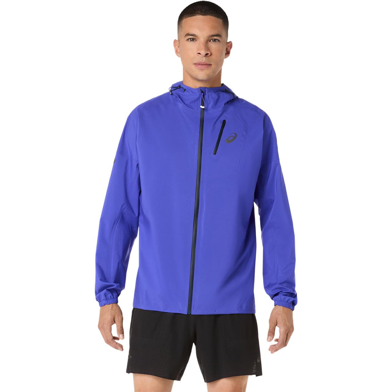 [ASICS] Running Wear FUJITRAIL ELITE Waterproof Breathable Jacket 2011D265 Men s 401 (Cobalt Burst/Midnight) L