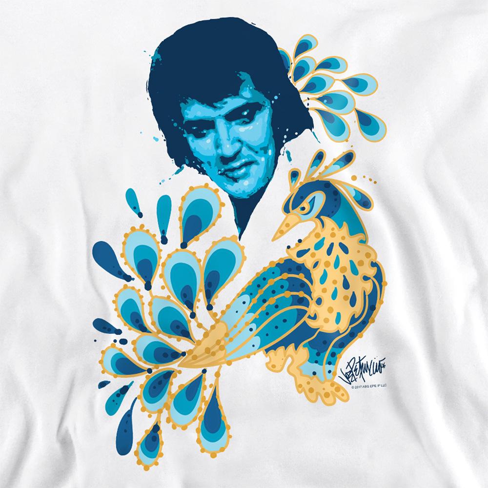 Elvis Unisex Adult Peacock Sweatshirt