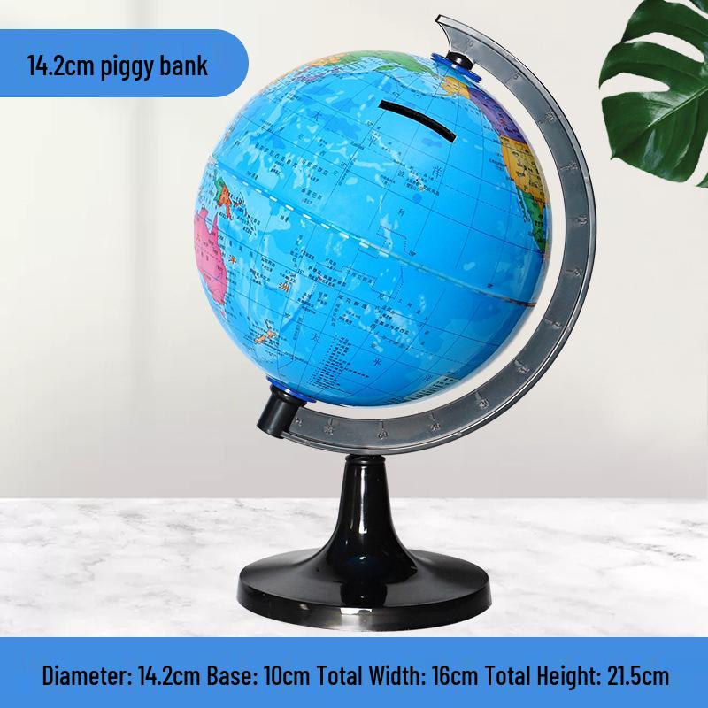 Interactive Luminous Globe for Students - HD Printed, AR Features, Illuminated Design for Primary To High School