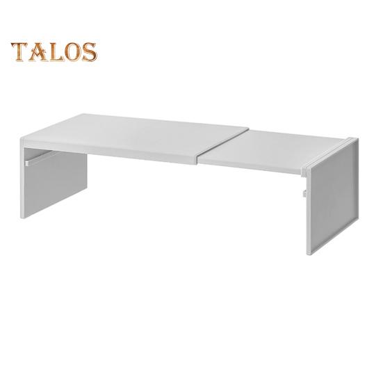 Выдвижная полка для хранения тарелок, столовых приборов, приправ, организация кухонных шкафов и прилавков, многоуровневые полки, увеличивающие пространство, вместимость 20 фунтов серый