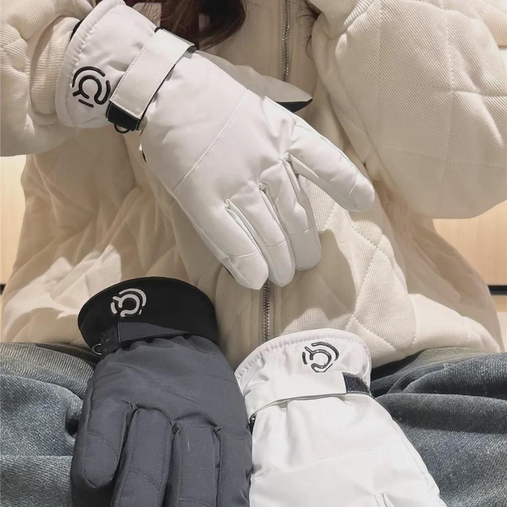 2024 Wasserdichte PU-Touchscreen-Handschuhe für Damen & Herren: Verdickt, Warm & Rutschfest