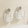Wall Mounted Soap Dish Waterproof Toilet Drain Soap Box Light Luxury Soap Box  Bathroom Accessories