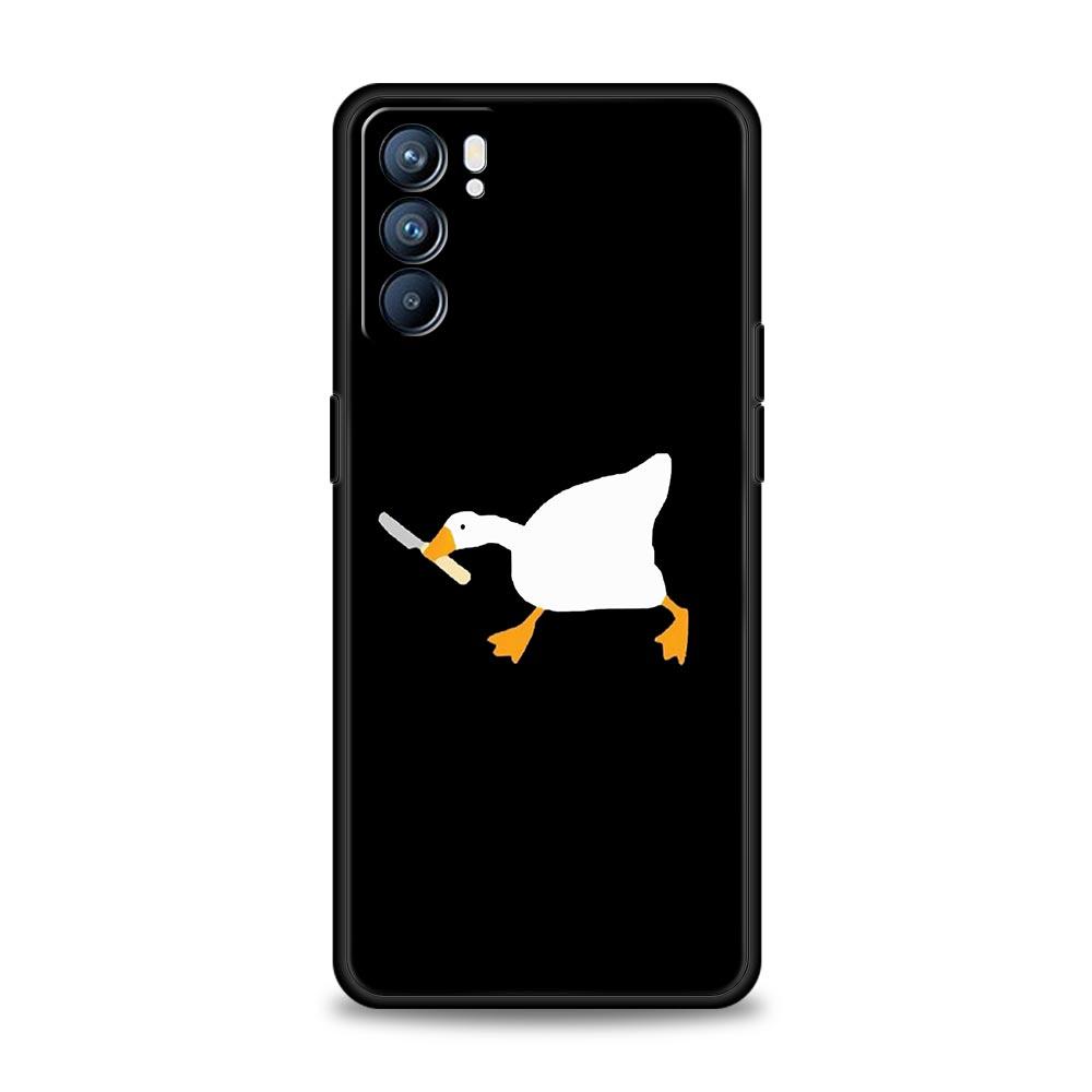 Cartoon Zweifel Ente Für Oppo Reno7 Reno6 Pro Plus A54 5G Handyhülle Find X6 X5 A53 A52 A9 2020 A15 A95 A17 A16 A76 A74 A57 Hülle