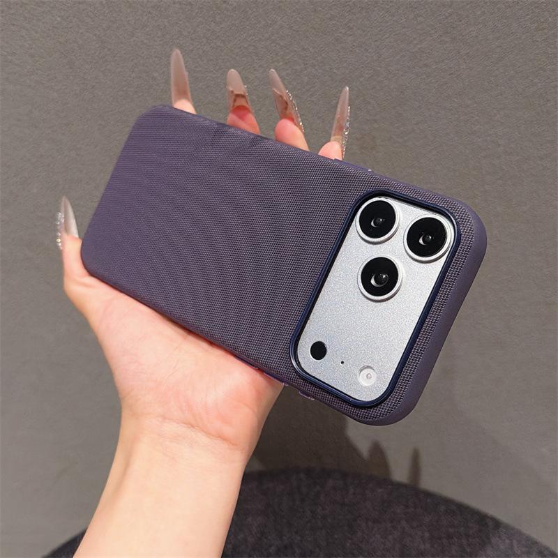 iPhone 17 PRO MAX Official Tech Fabric Magnetic Charging Drop-proof Case, Apple 16 Woven Design. 13 Pro