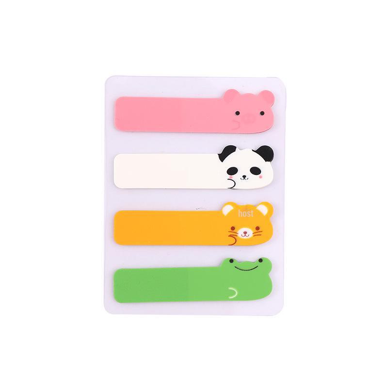 Colorful Fluorescent Index Stickers: Cute, Removable, Transparent Labels for Students