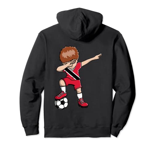 Dabbing Soccer Boys Trinidad and Tobago Football Fan Jersey Hoodie