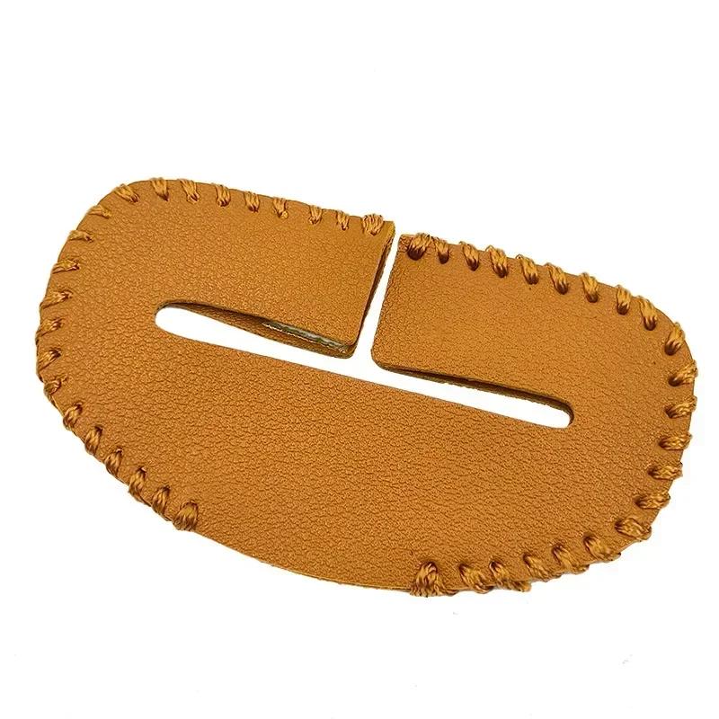 Car Seat Belt Buckle Clip Protector Cover Interior Front Rear Seat Auto Safety Seat Belt Bulckle Leather Clips Accessor