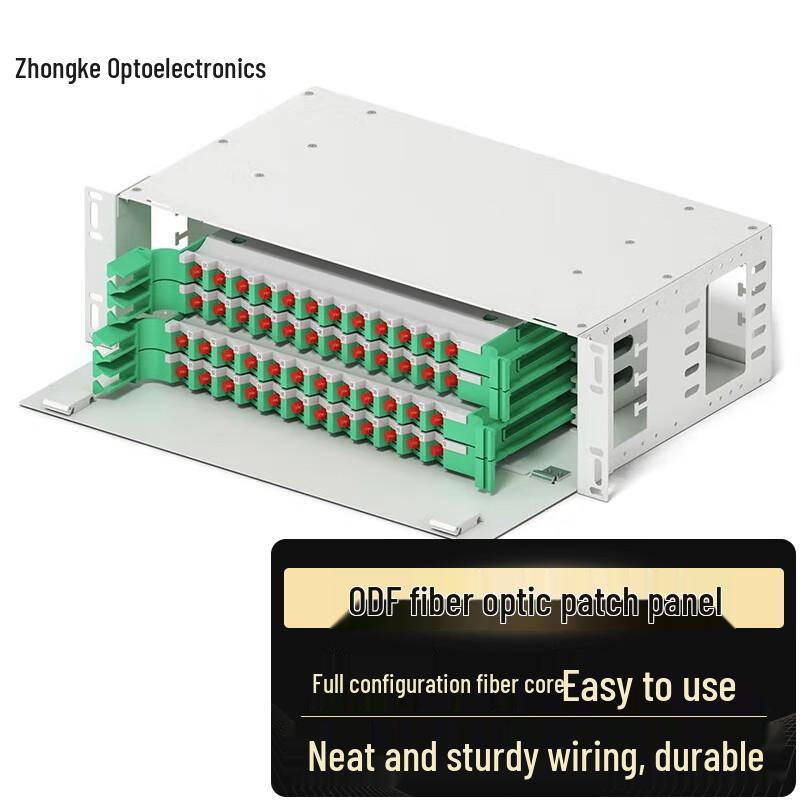 Zhongke Optoelectronics ZK-ODF Series 19-inch Rack-Mount Fiber Optic Distribution Frame