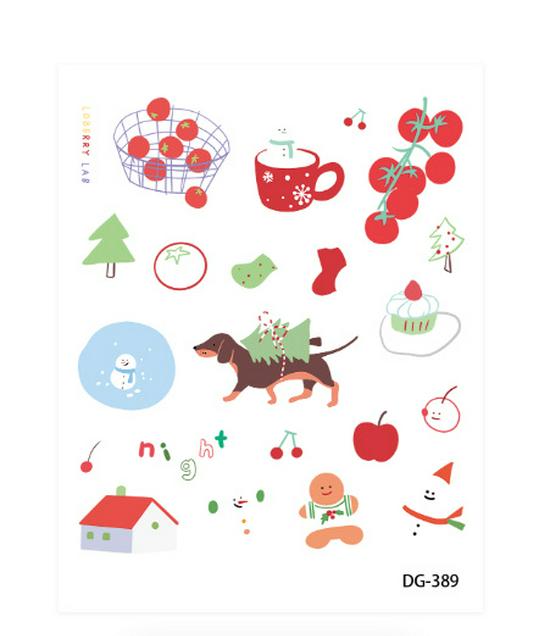 Cyansea 3D DIY Fruit Pattern Jelly Stickers for iPad, Phone & Computer Cases