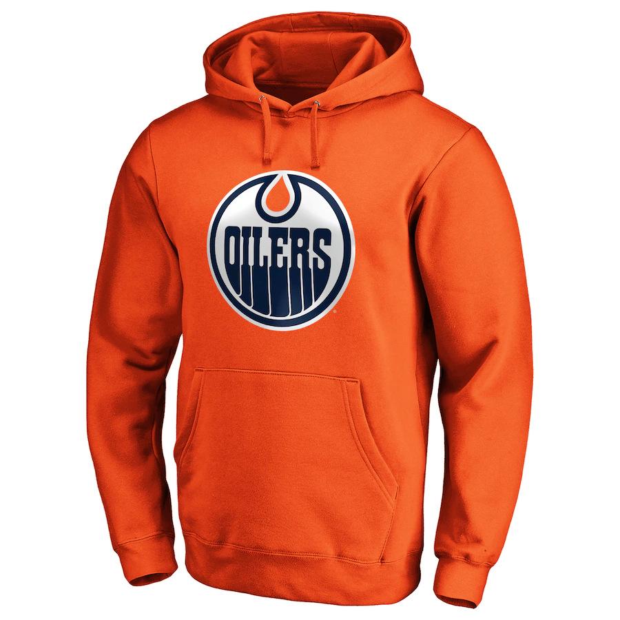 Individuell anpassbarer NHL Oil Kings Übergrößen Hockeytrikot Hoodie für Herren