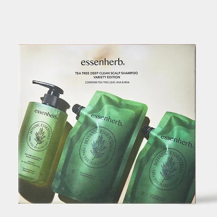 Tea Tree Deep Clean Scalp Shampoo Variety Edition (Main Product 500ml + Refill 300mlx2EA)