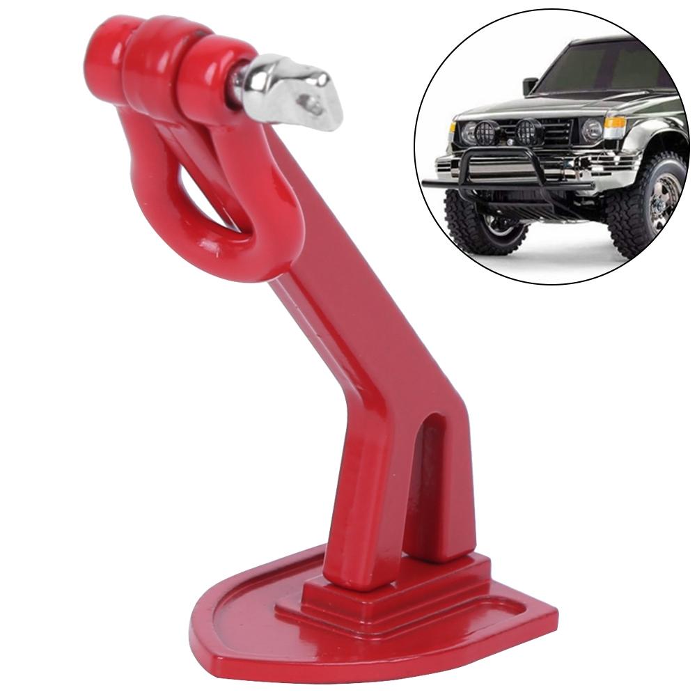 1 10 RC Car Metal Winch Anchor Earth Ground Decoration Tool Fit for Axial SCX10 D90 HPIRed