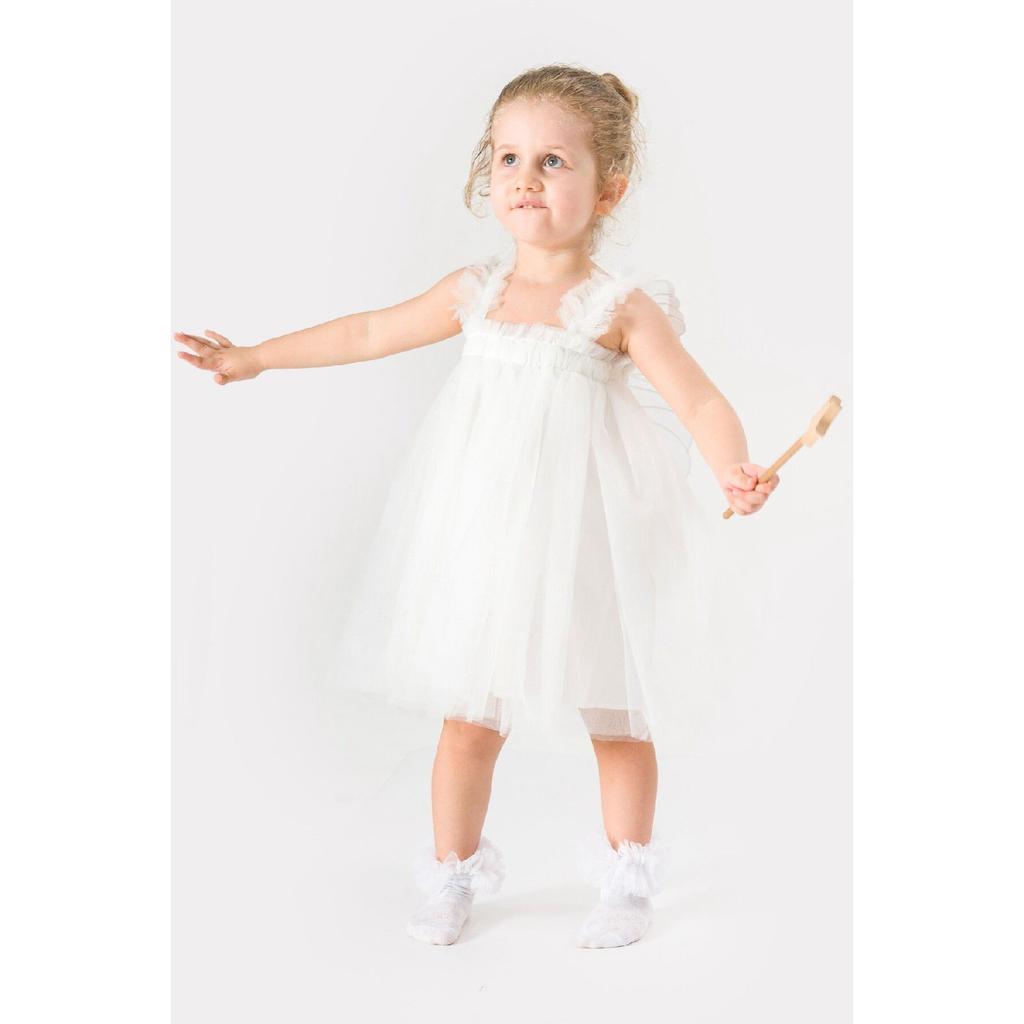 Baby Girl Girl Birthday Party Wedding Summer Dress Tulle Tutu Lined Baby Suit Baby Clothing