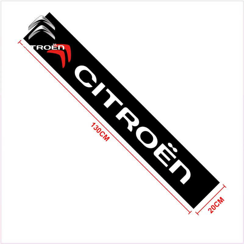 Citroen LOGO Emblem Auto Frontscheibenaufkleber Vorne und Hinten Dekorativ für Citroen DS C1 C2 C3 C4 C5 C6 C8 C4L DS3 DS4 DS5 LS DS6 Picasso