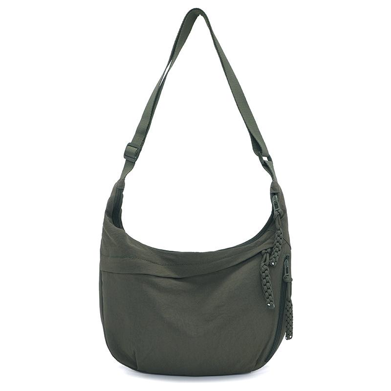 Simple Large Capacity Crossbody Bag, Lightweight All-Match Dumpling Shoulder Bag For Women Commute