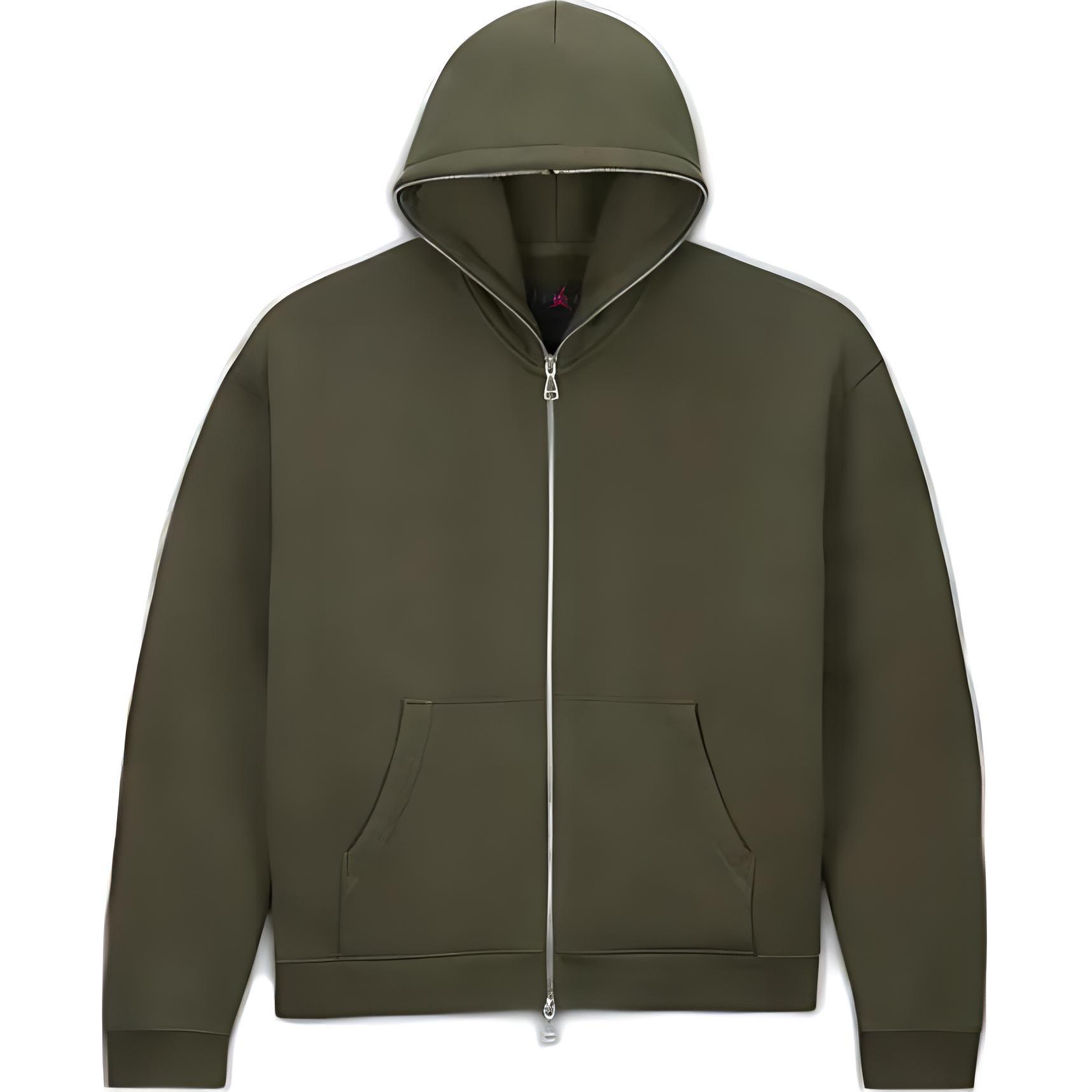 Air Jordan x Travis Scott Full Zip Hooded Jacket Asia Sizing  Military Green  Men s DZ5501-325 S