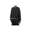 WE11DONE Ss22 Chest Logo Print Cotton Pullover Long Sleeve Sweatshirt Women Sweatshirt White WD-TS1-22-732-U-BW