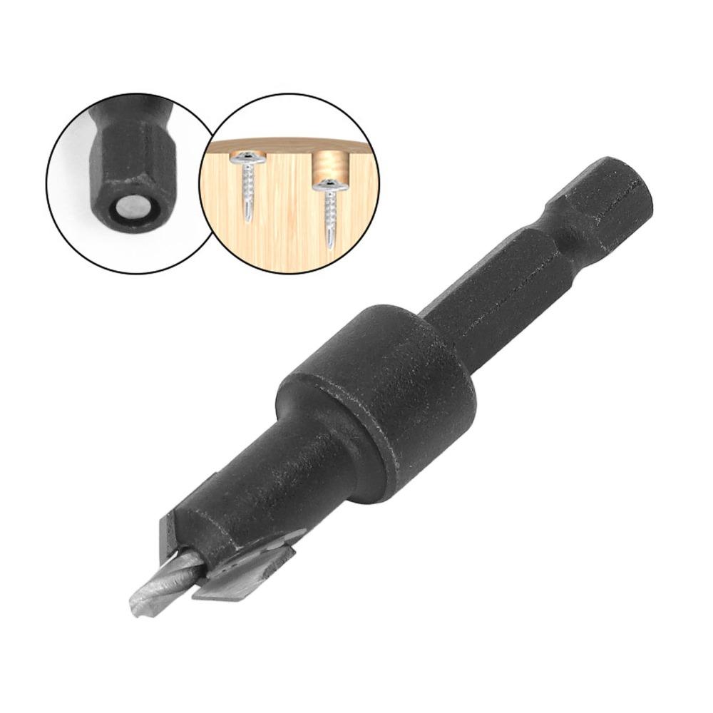 Tapered Countersink Drill Bit Milling Cutter  Woodworking Chamfer Drilling and Countersinking