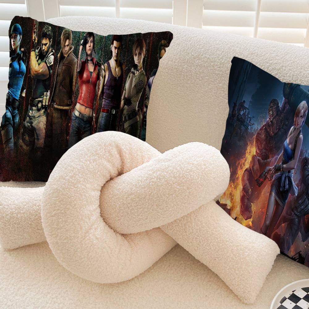 R-Resident E-Evil Games 45*45cm Cushion Cover Pillow Cover Decor Pillowcase Home Pillowcase for Couch Pillow