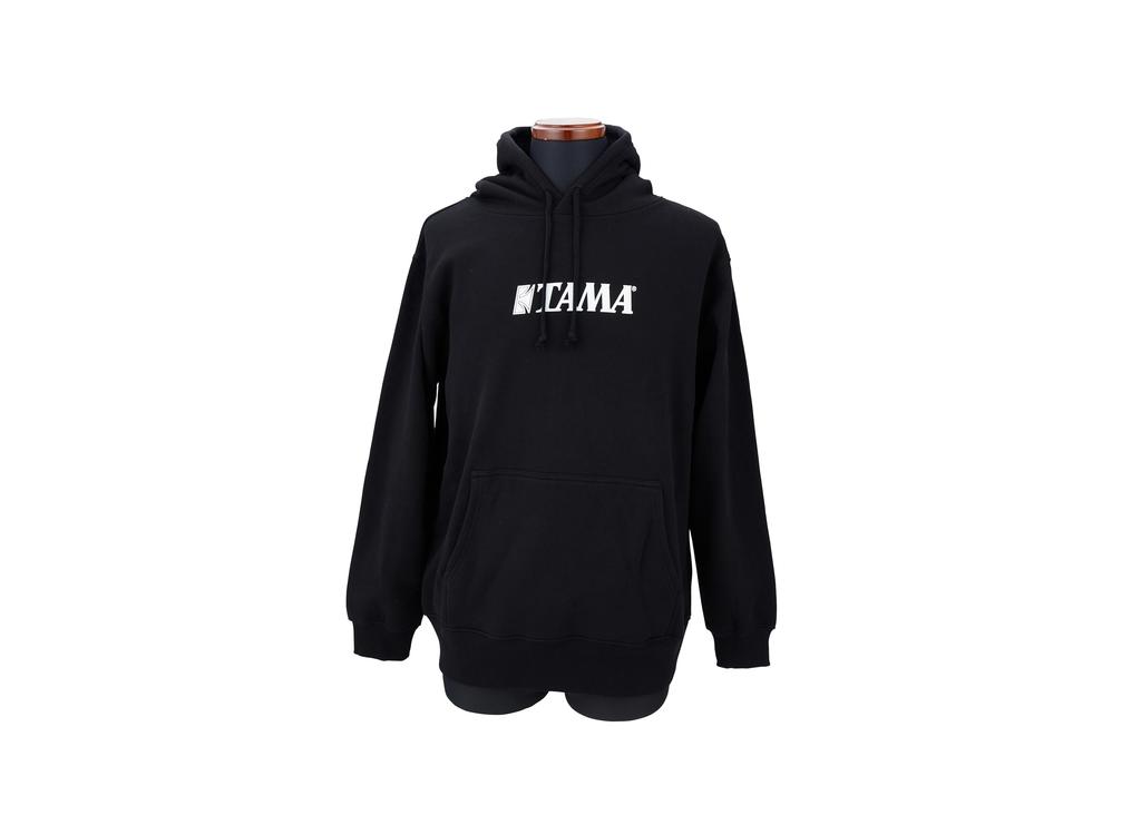 TAMA Logo Pullover Hoodie, Black, Size L, TAMP001L