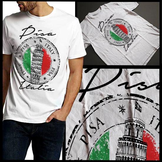 The Leaning Tower Of Pisa T-Shirt Cathedral Of Pisa Italian European Vacation M
