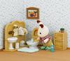 Sylvanian Families Doll/Furniture Set [Chocolate Rabbit Boy/Furniture Set] DF-09 ST Mark Certification For Ages 3 and Up Toy Dollhouse Sylvanian