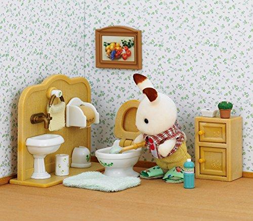 Sylvanian Families Doll/Furniture Set [Chocolate Rabbit Boy/Furniture Set] DF-09 ST Mark Certification For Ages 3 and Up Toy Dollhouse Sylvanian