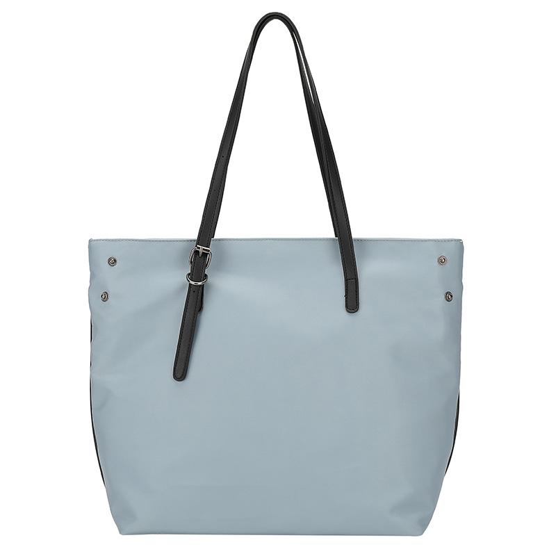 Oxford Women's Tote Bag Solid Color College Style Shoulder Bag Shopping Bag