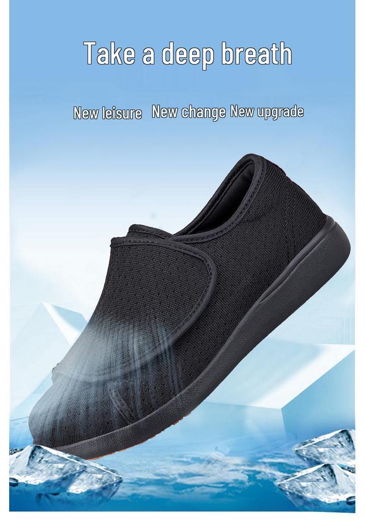 2025 Spring Summer Women's Breathable Velcro Mesh Loafers - Lightweight & Comfortable