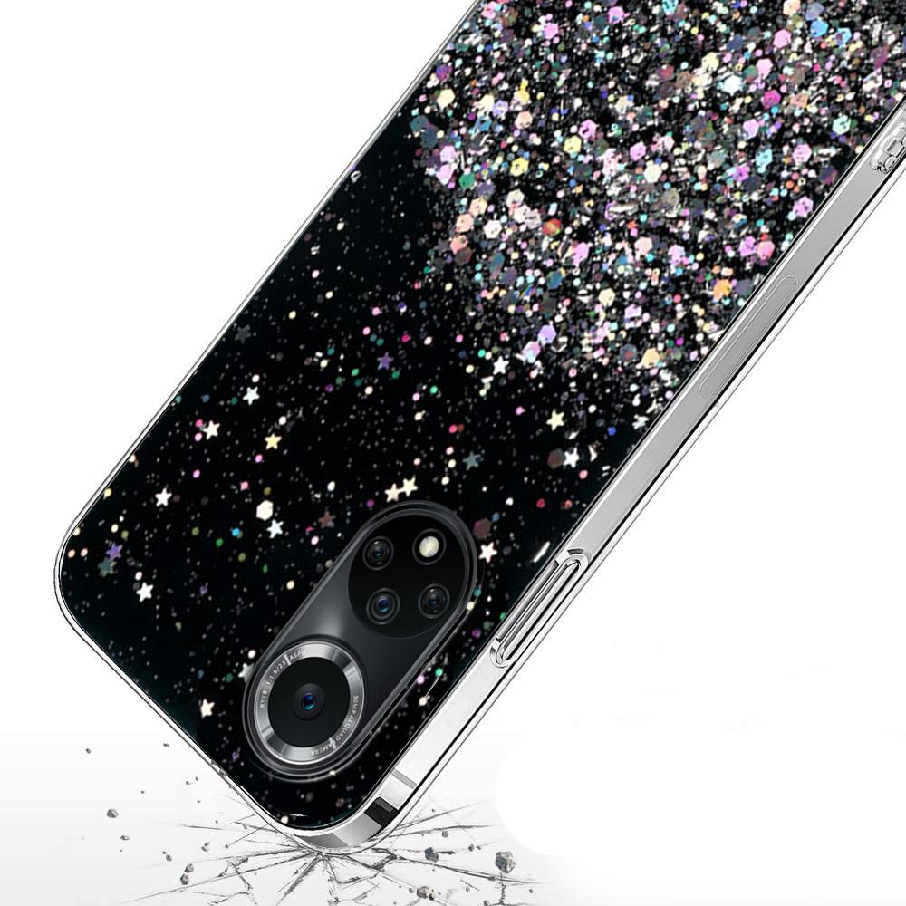 Huawei Nova 9 Case, Glittery, Black