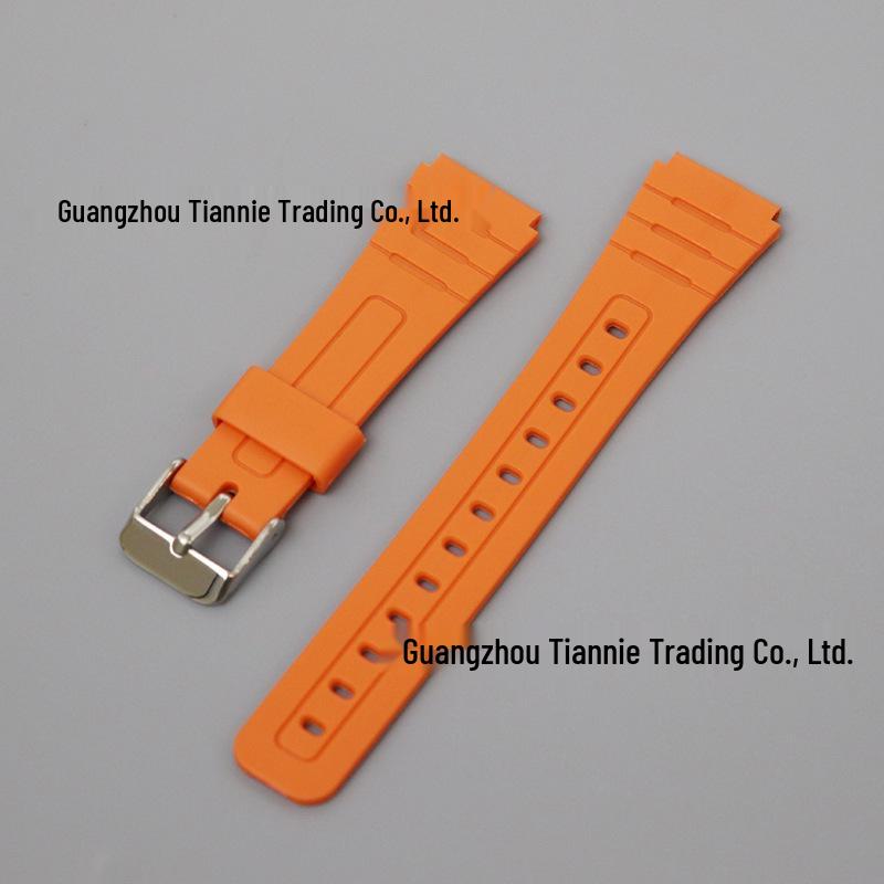 Silicone Watch Strap for A168/158/F91W W218 Ae1200 Models, 18mm