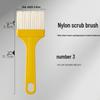 Multifunctional Nylon Brush: BBQ, Paint, Cleaning, 1-12 Plate Sizes