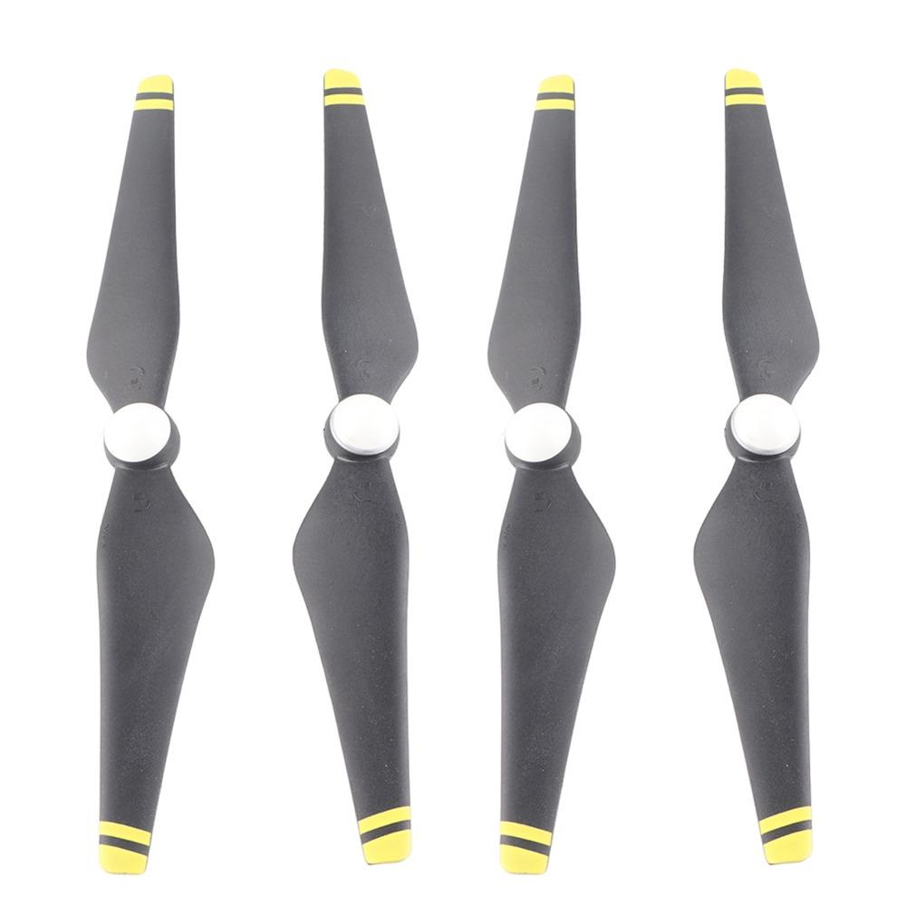 2 Pairs / 4Pcs Yellow Edge 9450S Propellers Quick Release Propeller  For DJI Phantom 4/4 Pro/Pro+
