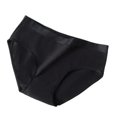 Lenjerie de corp din bumbac pentru femei Bumbac pur cu talie mijlocie Chiloți din bumbac fără sudură în stil fetiță Slip elastic simplu, respirabil