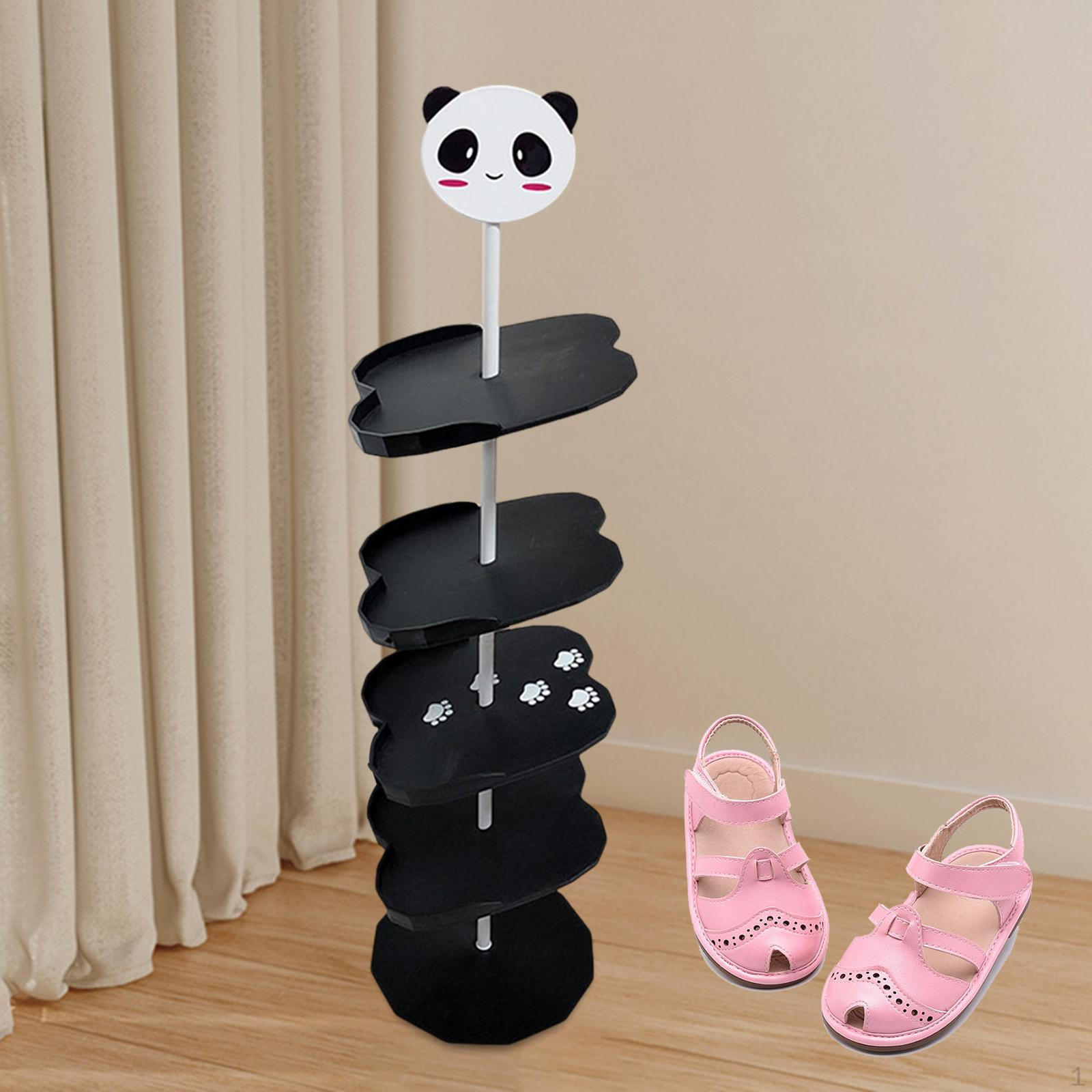 

Детская полка для обуви, 5 ярусов, держатель для обуви чёрный