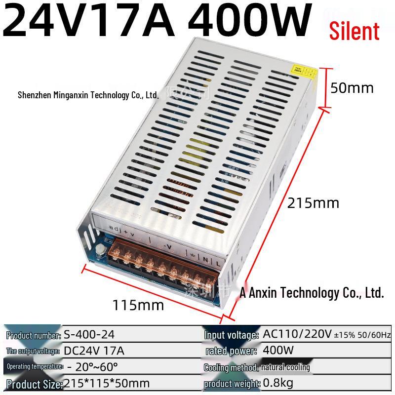 220V AC To 24V DC LED Transformer Adapter - 1A, 2A, 3A, 5A, 10A, 15A