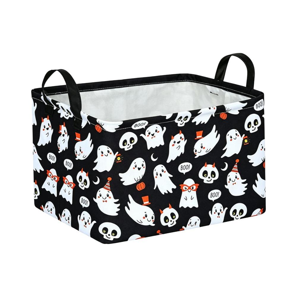 Large Capacity Halloween Storage Basket Pumpkin Sundries Organizer Laundry Basket Book Storage