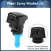 INFINAUTO Washer Nozzle Front Windshield with 2 Gaskets and 1.2m