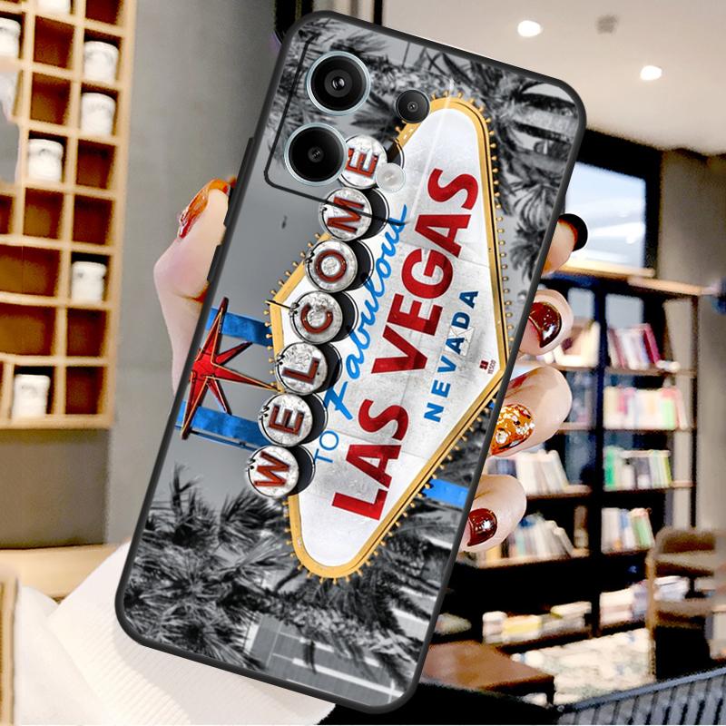 

Las Vegas Nevada For Xiaomi Redmi Note 14 Pro 9 10 11 12 13 15 Pro Plus Case For Redmi 15 15C 14C 12C 10C 13C Redmi 15 5G
